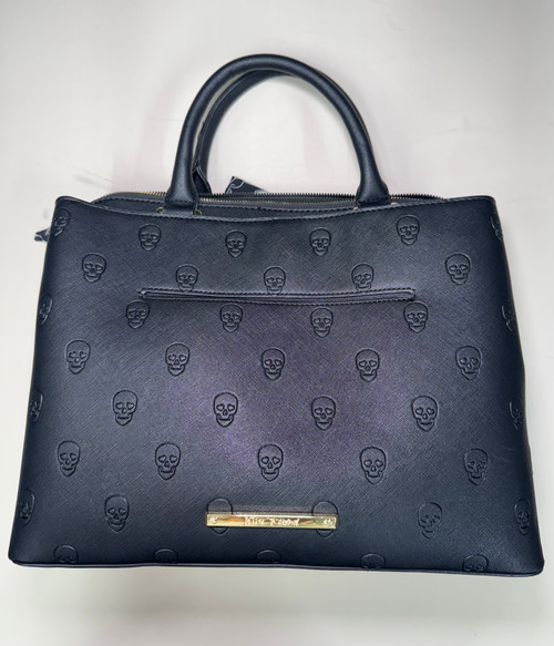 Used Betsey Johnson Large Leather Handbag 60006-S001140387 Vist Large View of Product Image Which is Used Betsey Johnson Large Leather Handbag
