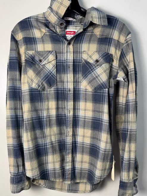 Vist Large View of Product Image Which is Used Wrangler Mens Long Sleeve Top S/14-14.5