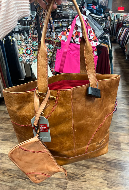 Vist Large View of Product Image Which is NWT Rawlings  Xlarge Leather Handbag