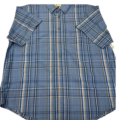Vist Large View of Product Image Which is Used Haggar Mens Short Sleeve Top XL/17-17.5