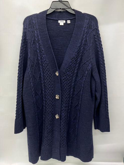 Vist Large View of Product Image Which is Used Penningtons Heavyweight Sweater 3X-22