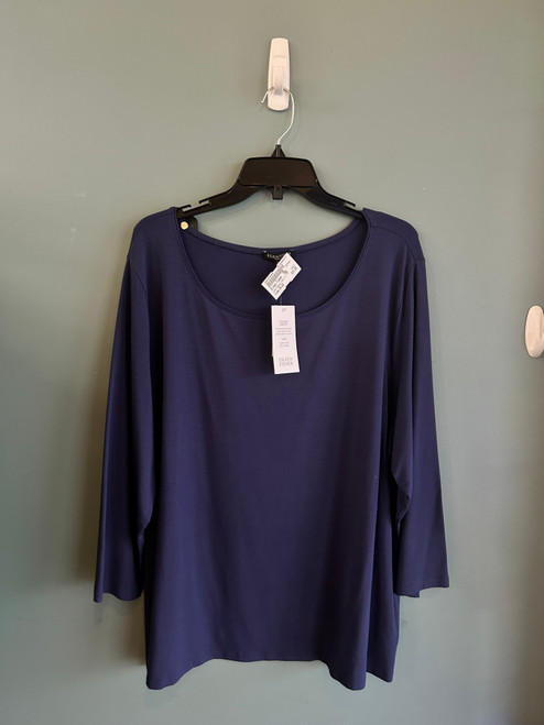 Vist Large View of Product Image Which is Used Eileen Fisher Long Sleeve T-Shirt F 3X-22
