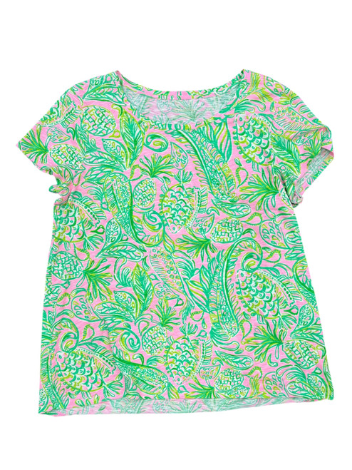 Vist Large View of Product Image Which is Gently Used Lilly Pulitzer Etta Scoop Neck Top