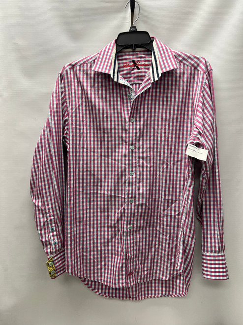 Vist Large View of Product Image Which is Used Robert Graham Mens Long Sleeve Top L/16-16.5