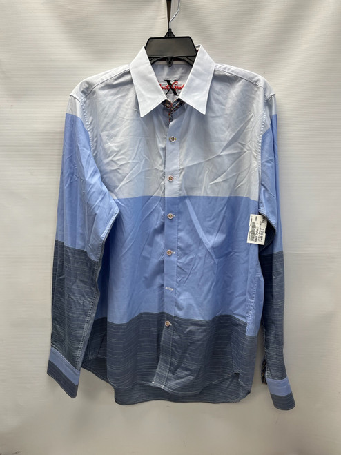 Vist Large View of Product Image Which is Used Robert Graham Mens Long Sleeve Top M/15-15.5