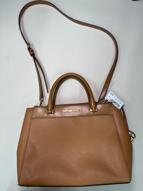 Vist Large View of Product Image Which is Used Michael Kors Large Leather Handbag