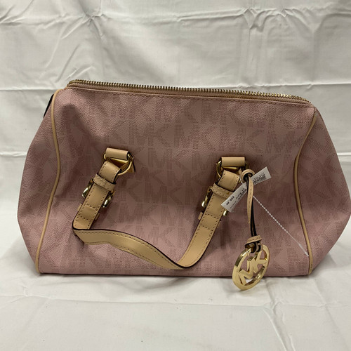 Vist Large View of Product Image Which is Used Michael Michael Kors Large Leather Handbag