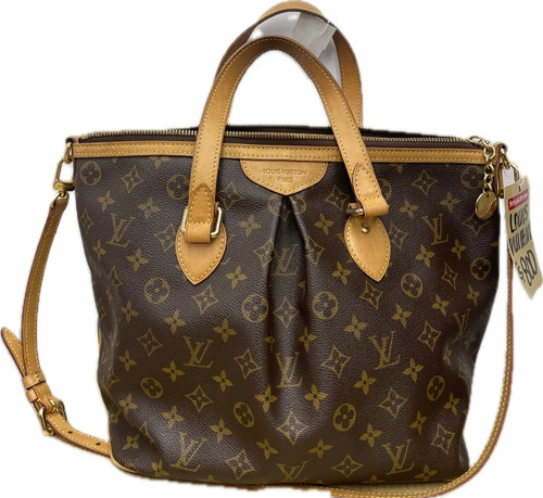 Vist Large View of Product Image Which is Black Friday Used Louis Vuitton Large Leather Handbag
