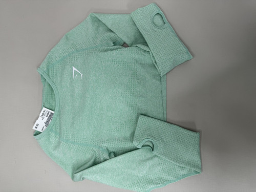 Vist Large View of Product Image Which is Used Gymshark Active Long Sleeve XS-0/2