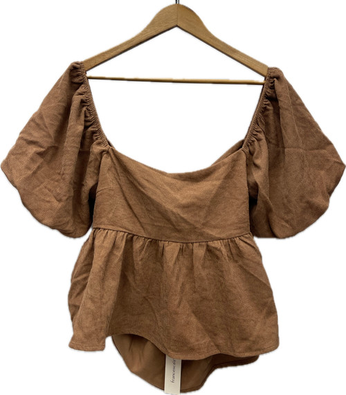 Vist Large View of Product Image Which is Used Francesca's Collections Short Sleeve Top L-12/14