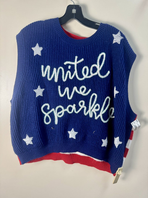 Vist Large View of Product Image Which is Used Queen of Sparkle Lightweight Sweater L-12/14