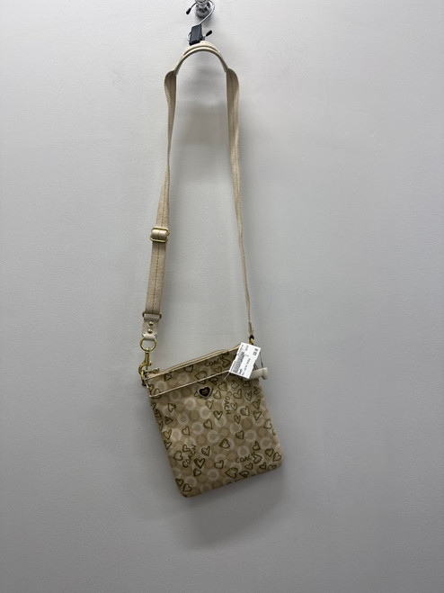 Vist Large View of Product Image Which is Used Cream Coach Small Leather Handbag