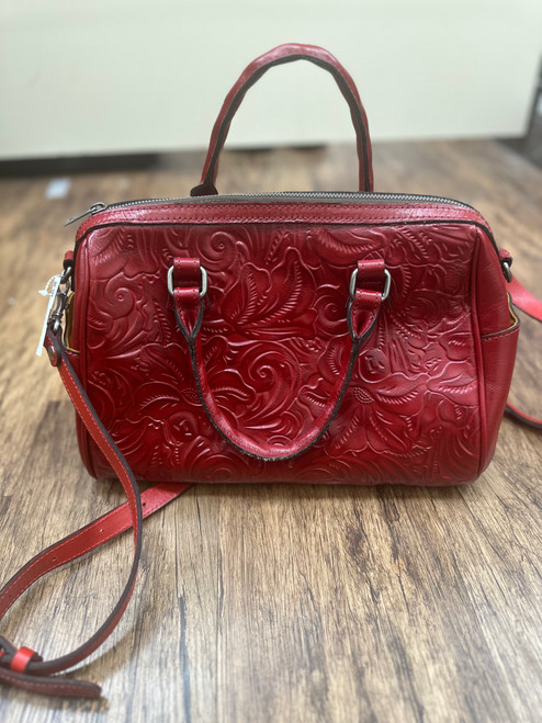 Vist Large View of Product Image Which is Used Patricia Nash Large Leather Handbag