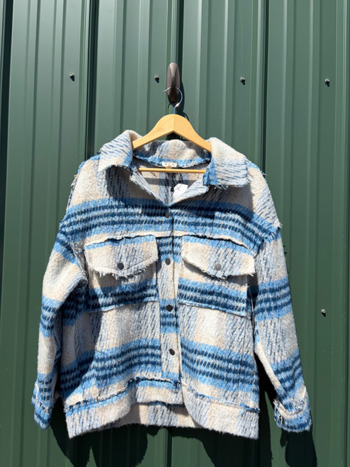 Vist Large View of Product Image Which is Used POL Short Heavy Coat S-4/6