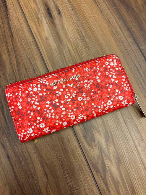 Vist Large View of Product Image Which is Used Michael Michael Kors Leather Wallet