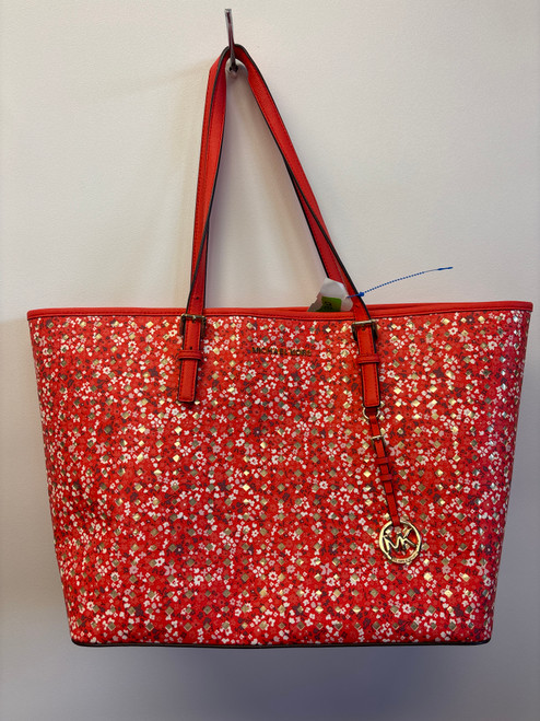 Vist Large View of Product Image Which is Used Michael Michael Kors Xlarge Leather Handbag