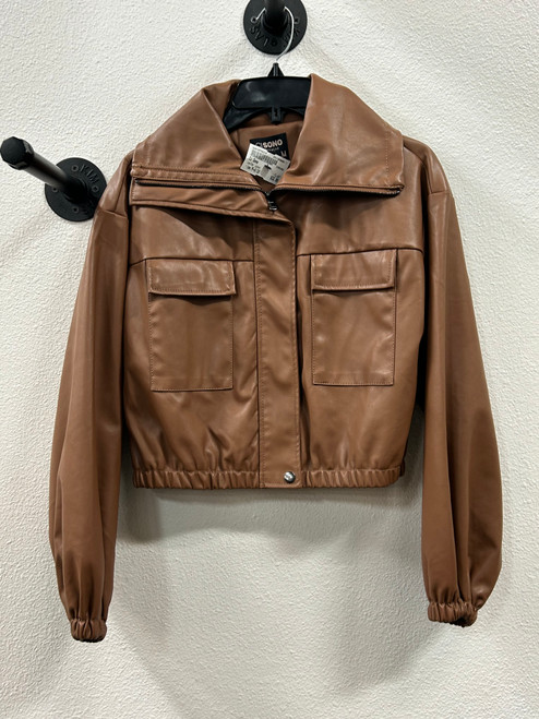 Vist Large View of Product Image Which is Used Ci Sono Leather Jacket M-8/10