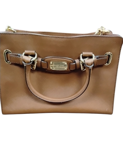 Vist Large View of Product Image Which is Used Michael Michael Kors Large Leather Handbag