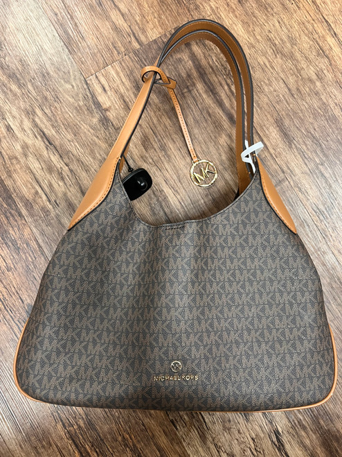 Vist Large View of Product Image Which is Used Michael Michael Kors Large Leather Handbag