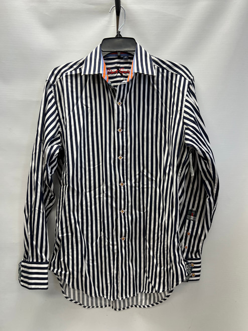 Vist Large View of Product Image Which is Used Robert Graham Mens Long Sleeve Top S/14-14.5