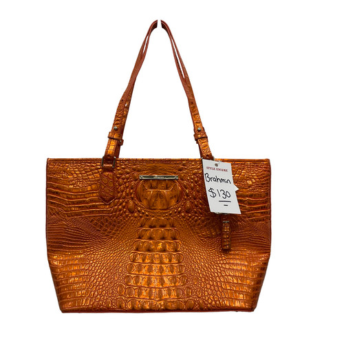 Vist Large View of Product Image Which is Used Brahmin Large Leather Handbag