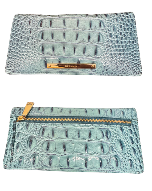 Vist Large View of Product Image Which is Used Brahmin Leather Wallet