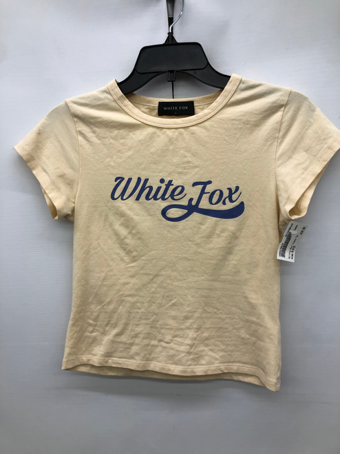 Vist Large View of Product Image Which is Used white Fox Short Sleeve Top S-4/6