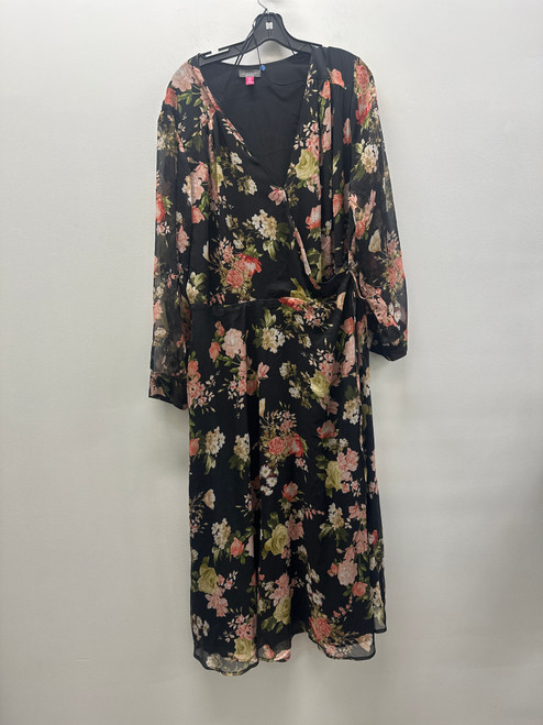 Vist Large View of Product Image Which is Used black Vince Camuto Long Dress B 3X-22