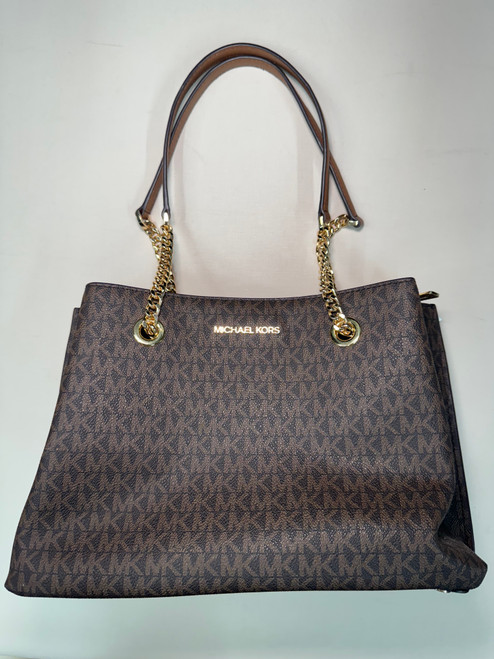 Vist Large View of Product Image Which is Used Michael Kors Large Leather Handbag