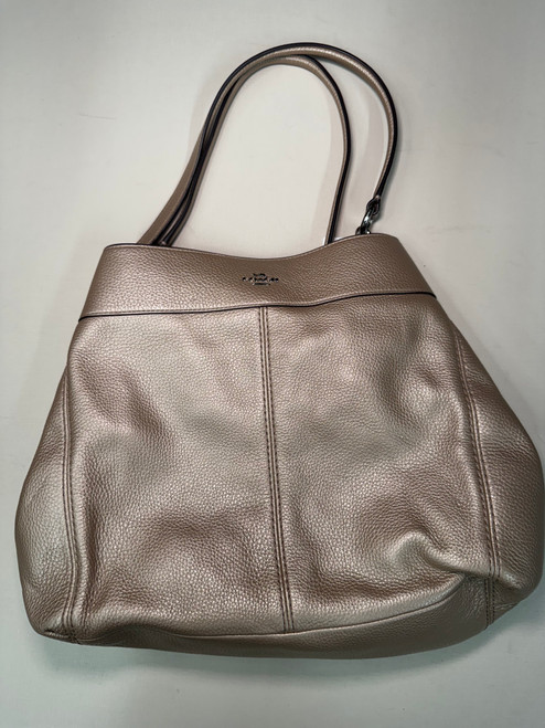 Vist Large View of Product Image Which is Used Coach Large Leather Handbag