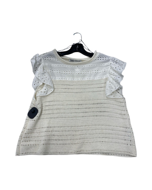 Vist Large View of Product Image Which is Used Zara Short Sleeve Sweater L-12/14