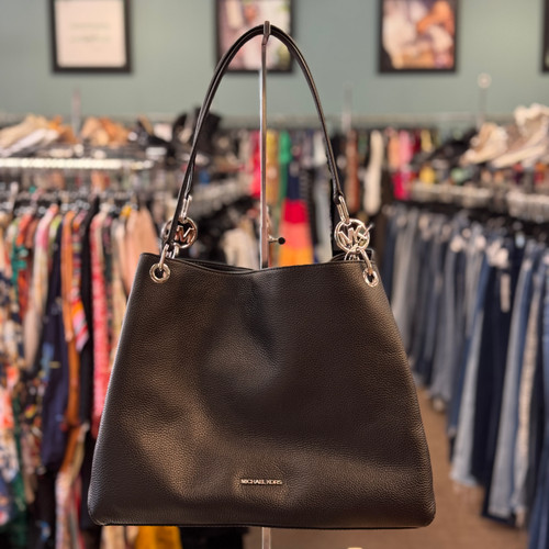 Vist Large View of Product Image Which is Used Michael Michael Kors Small Leather Handbag