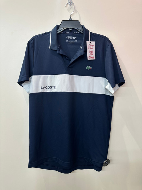 Vist Large View of Product Image Which is Used Lacoste Mens Short Sleeve Top M/15-15.5