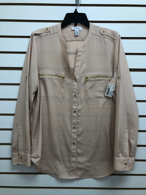 Vist Large View of Product Image Which is Used Calvin Klein Long Sleeve Top L-12/14