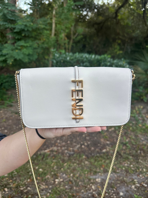 Vist Large View of Product Image Which is Used Fendi Small Leather Handbag