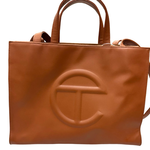 Vist Large View of Product Image Which is Used Telfar Large Leather Handbag