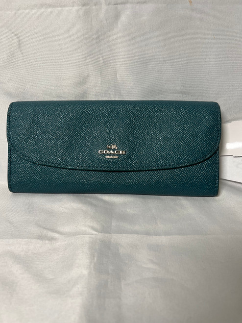 Vist Large View of Product Image Which is Used Coach Leather Wallet