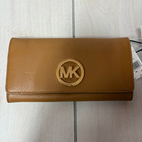 Vist Large View of Product Image Which is Used Michael Michael Kors Leather Wallet