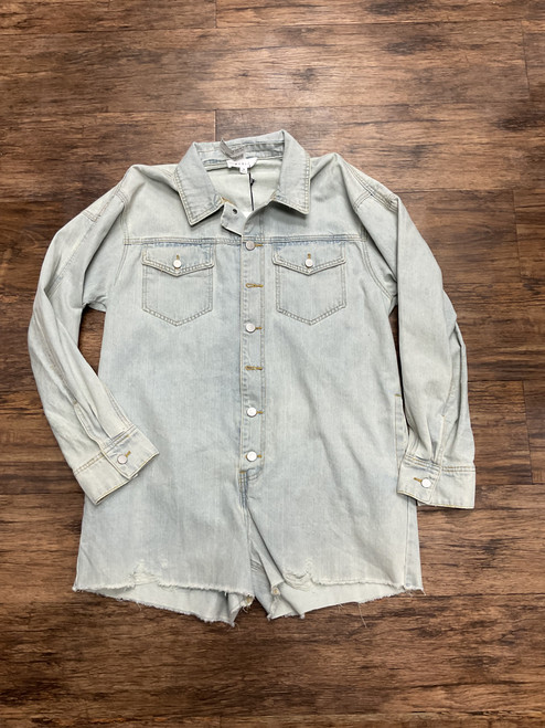 Vist Large View of Product Image Which is Used Mable Denim Romper M-8/10