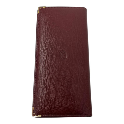 Vist Large View of Product Image Which is Used Cartier Leather Wallet