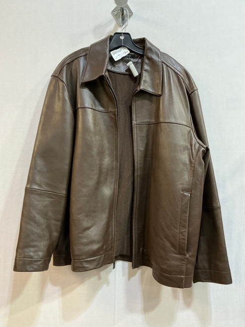 Vist Large View of Product Image Which is Used Unbranded Mens Leather Jacket L