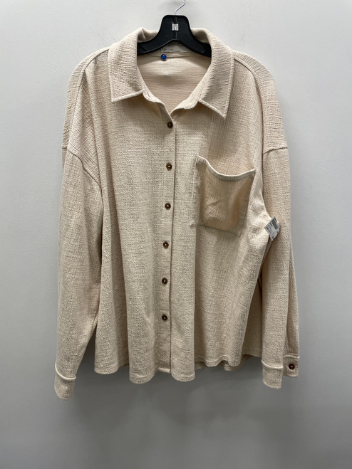 Vist Large View of Product Image Which is Used Beige Oak+Fort Long Sleeve Top L-12/14