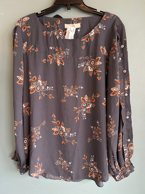 Vist Large View of Product Image Which is Used Loft Long Sleeve Top XL-16 nff3