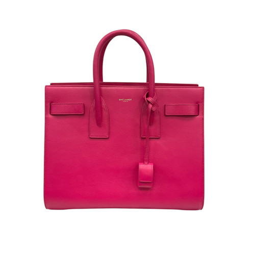 Vist Large View of Product Image Which is Used Saint Laurent Large Leather Handbag