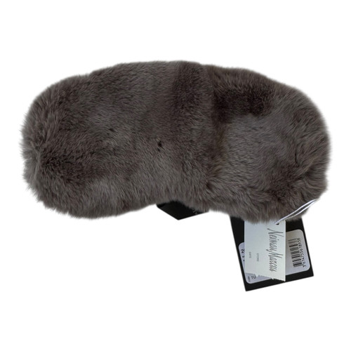 Vist Large View of Product Image Which is Used Yves Salomon Rabbit Fur & Silk eye mask  