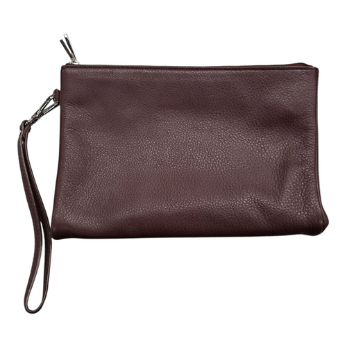 Vist Large View of Product Image Which is Used Danier Small Burgundy Leather Handbag