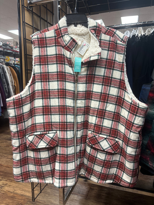 Vist Large View of Product Image Which is Used Maurices Heavyweight Vest 4X-24