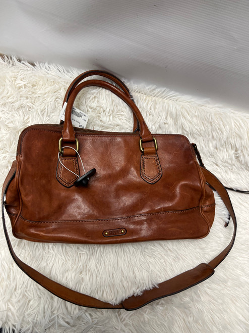 Vist Large View of Product Image Which is Used Frye Large Leather Handbag