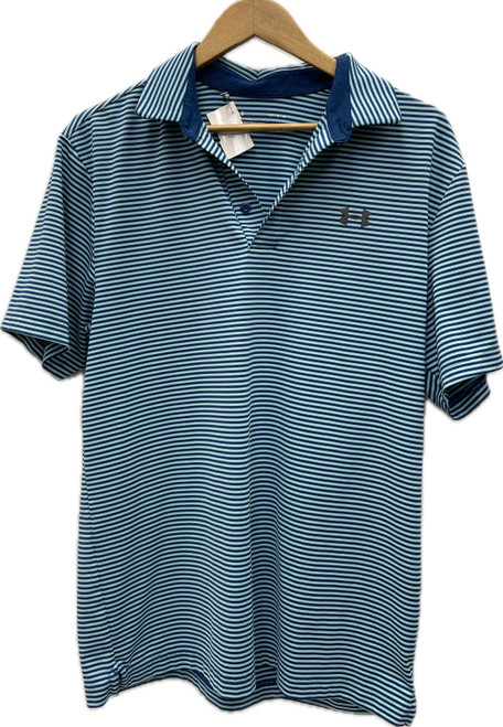 Vist Large View of Product Image Which is Used Under Armour Mens Short Sleeve Top M/15-15.5