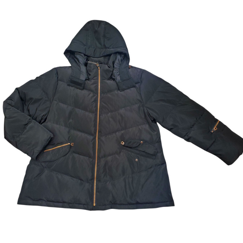 Vist Large View of Product Image Which is Used Livik Down Long Heavy Coat 3X-22